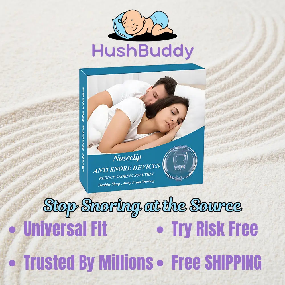 HushBuddy Anti-Snoring Nose Clip HushBuddy™