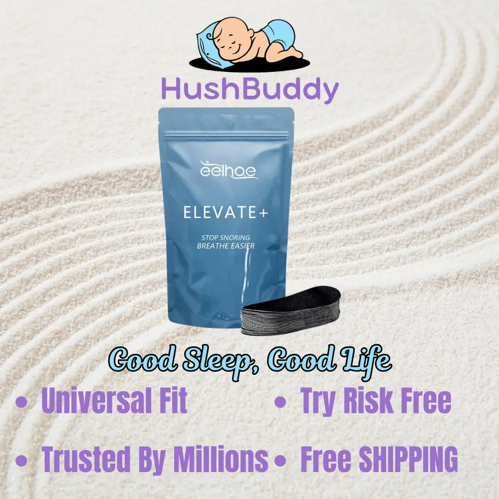 HushBuddy ELEVATE+ Anti snoring Nose Strips HushBuddy™