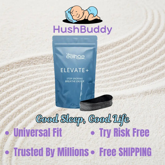 HushBuddy ELEVATE+ Anti snoring Nose Strips HushBuddy™