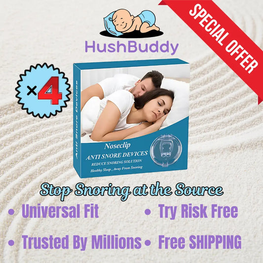 HushBuddy Anti-Snoring Nose Clip HushBuddy™